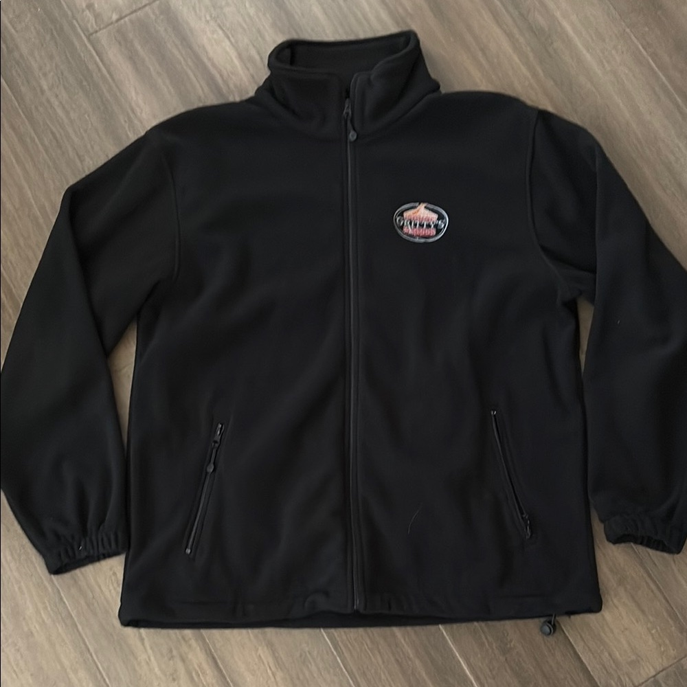 Men’s XL zip up fleece - Grittys Brew Pub embroidered logo